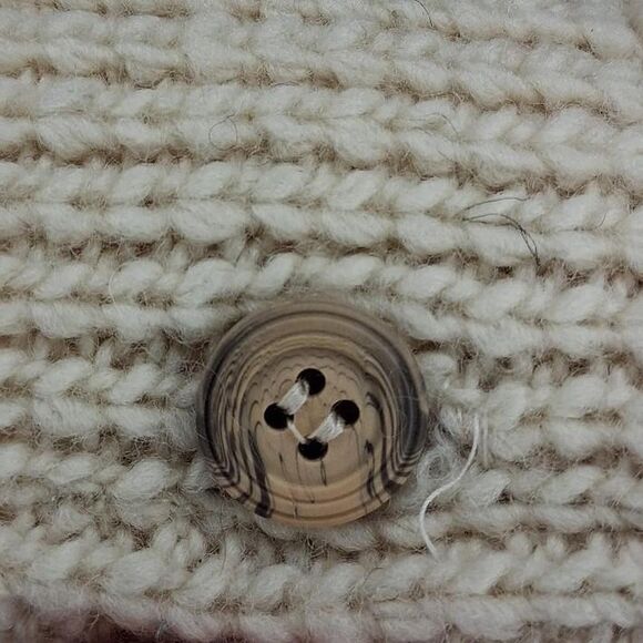 True Vintage 1960s Pendleton Cable Knit Button Up Wool Cardigan Size Large - Picture 4 of 4